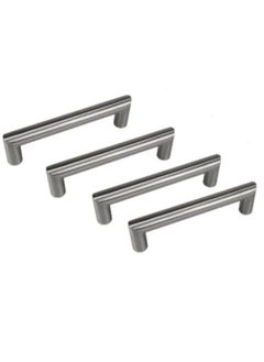 اشتري Robustline Highly Quality Metal Drawer Pull Handle - Cupboard Handle - Silver - 96MM - A7093 في الامارات