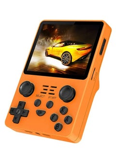 Buy RGB20S Handheld Game Console with Retro Open Source System, Preloaded 15000+ Games, RK3326 3.5-Inch 4:3 IPS Screen for Children's Gifts (Yellow) in Saudi Arabia