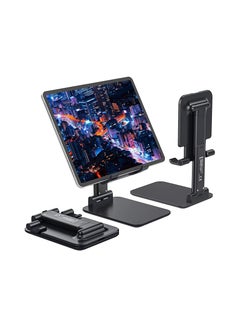 Buy Extendable Compact Desktop Tablet Stand Holder Cradle Dock Compatible with Phones, iPad, Samsung Galaxy Tabs in UAE