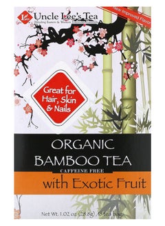 Buy Organic Bamboo Tea with Exotic Fruit Caffeine Free 18 Tea Bags 1.02 oz (28.8 g) in UAE