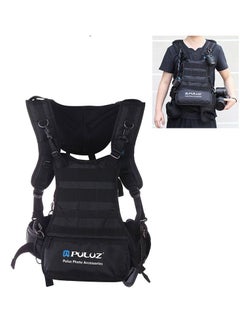 Buy Multi-functional Bundle Double Shoulders Padded Strap Waist Belt Holder Holster for SLR / DSLR Cameras in UAE