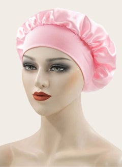 Buy Soft Satin Hair Cap Pink color in UAE