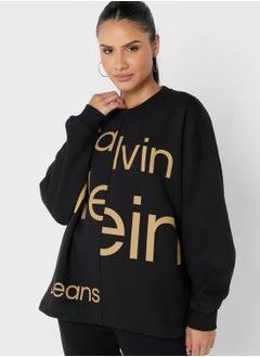 Buy Oversized Logo Sweatshirt in UAE