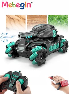 Buy Remote Control Stunt Drift Car for Kids, RC Tank for Boys Girls That Shoot Water Bullets 4WD All Terrain with Lights, Music, 360°Rotating, Toy Car for Boys, Girls, Kids in UAE