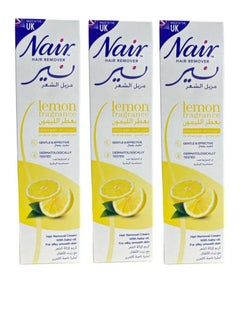 اشتري كريم إزالة الشعر برائحة الليمون 3 قطع × 110 جرام في السعودية