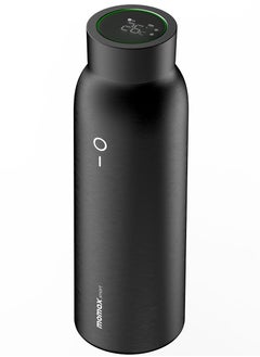 Buy Smart Bottle IoT Thermal Drinkware Touch Control LED Light Temperature Detector - Black in UAE