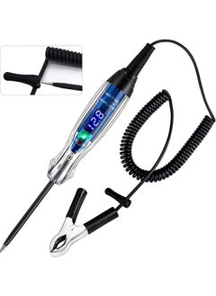 اشتري Automotive Circuit Tester, DC Digital LED Circuit Tester, Heavy Duty Light Tester with Voltmeter, Auto Electrical Tester, Auto Bidirectional Voltage Tester Electric Test Pen(3-60V) في السعودية