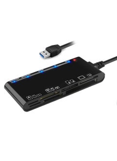 Buy Rocketek CR7 USB3.0 Multi-function Card Reader CF / XD / MS / SD / TF Card 7 in 1 in Saudi Arabia