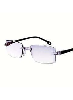 Buy Anti Blue Light Rimless Reading Glasses for Seniors Comfortable Eyewear Essential in UAE