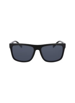 Buy Men's UV Protection Rectangular Shape  Sunglasses N902SP-005-6018 - Lens Size: 60 - Matte Black in Saudi Arabia