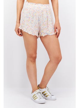 اشتري Women Floral Basic Short, Pink Combo في الامارات