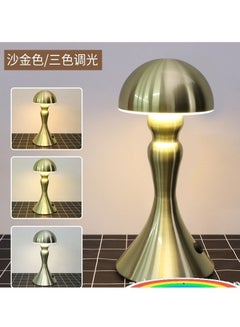 Buy New Fashion touch switch led table lamp outdoor decoration atmosphere USB charging gold in Saudi Arabia