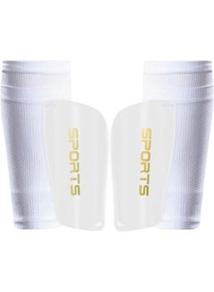 Buy Kids Youth Soccer Shin Guards, Shin Pads and Shin Guard Sleeves for 3-15 Years Old Boys and Girls for Football Games, EVA Cushion Protection Reduce Shocks and Injuries in UAE