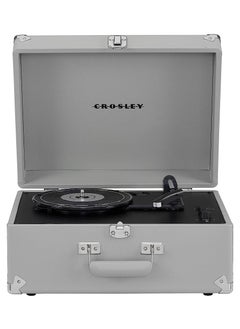 Buy Crosley CR6253B-GY Anthology Vintage 3-Speed Bluetooth in/Out Suitcase Turntable Gray in UAE