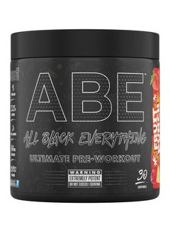 اشتري ABE Pre Workout - All Black Everything Pre Workout Powder, Energy & Physical Performance with Citrulline, Creatine, Beta Alanine (30 serv, Fruit Punch) في السعودية
