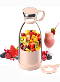 Buy Personal Size Blenders,  Portable Blender,  USB Blender, Smoothie Mini Blender, 350ml Fresh Juice Blender for Home, Travel, Office, Gym (Pink) in Saudi Arabia