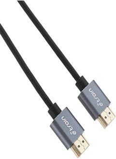 اشتري E-train (DC890) HDMI to HDMI Round Cable 1.2M Gold Plated - Black في مصر