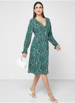 Buy Ditsy Print Dress in UAE