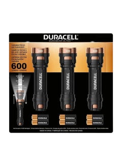 Buy Ultra LED Flashlight, 600 Lumens, 3 Pack in UAE