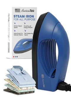 اشتري Powerful Steam Iron with constant steam-Non Stick and Fast Heating Blue في الامارات