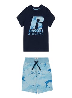 اشتري Russell Athletic Boys Baby and Toddler Camo T Shirt and Shorts Set في السعودية