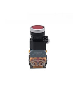 Buy KNP LA38-11D 220V RED is an industrial grade push button switch designed for high performance control and signaling in electrical circuits The red color signifies stop or emergency functions ensuring safety and clear indication in control systems. in UAE