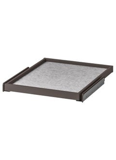 Buy Pull Out Tray With Drawer Mat Dark Grey Light Grey 50X58 Cm in Saudi Arabia