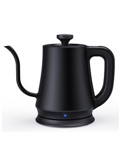 Buy Electric Gooseneck Kettle 1L - Temperature Control & Hold - 1200W Stainless Steel Electric Water Kettle - Coffee Kettle for Specialty Coffee Pour-Over, Quick Heating & Dry-Boil Protection in Saudi Arabia