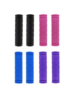 Buy Handlebar Grips, Non-Slip Soft Rubber Cycling Grips, Waterproof for MTB BMX Cycle Road Mountain Bike Cycling Bicycle (4 Pairs) in Saudi Arabia