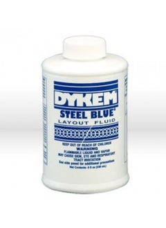 اشتري Dykem 04005 Blue Layout Fluid - 8 oz Brush-In-Cap Bottle - 80400 [PRICE is per EACH] في الامارات