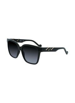 Buy Full Rim Injected Modified Rectangle Sunglasses LJ751S 5517 (001) in UAE