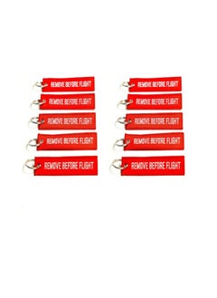 Buy 10 Pack Remove Before Flight Key Chain Keychain and Luggage Tag for Pilots Cabin Crew Aviators Travelers Airport Operators in UAE