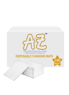 Buy A To Z - Disposable Changing mats (45x60cm) Large, Pack Of 180 - White in UAE