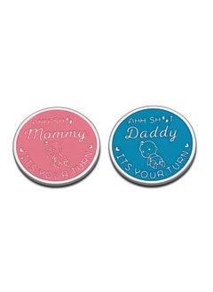 اشتري New Parent Decision Coin For New Mom Dad New Baby Gift For Friend Boss Coworker First Time Mother Father Day Gift For New Mommy Daddy Birthday Gift For Husband From Wife Onepiece For Doublesided في الامارات