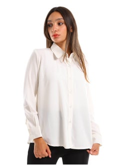 Buy Women Long sleeve buttoned down shirt in Egypt