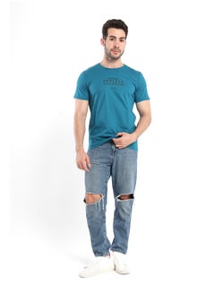 Buy Men R Neck Half Sleeves T-shirt in Egypt