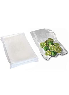 اشتري 100 Pcs Vacuum Sealer bags for Food Saver 16x24cm，Sous Vide Bags，BPA Free，Puncture Prevention Vacuum Seal Food Saver Bags，Seal a Meal Commercial Grade，Great for Sous Vide Vaccume Sealer PreCut Bag في الامارات