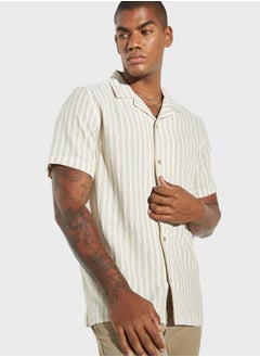 Buy Striped Regular Fit Shirt in Saudi Arabia