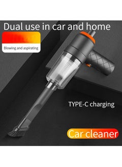 Buy Car home dual-purpose multi-functional wireless vacuum cleaner home can be used as a pet hair suction device portable high-power car vacuum cleaner black in Saudi Arabia
