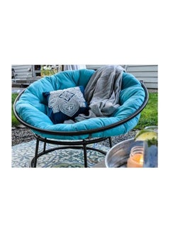 Buy Sweet Furniture Natural Rattan Covered Iron Round Chair for Homes, Villas and Gardens in Egypt