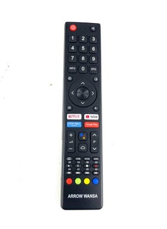 Buy Wansa Smart TV Remote Control Black in Saudi Arabia