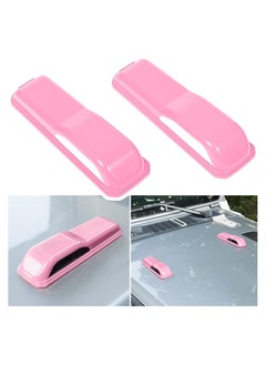 Buy Engine Hood Hinge Cover Trim Exterior Accessories Decoration for 2018-2022 Jeep Wrangler JL JLU Sports Sahara Freedom Rubicon Unlimited Gladiator JT 2-Door & 4-Door (Pink 2PCS) in Saudi Arabia