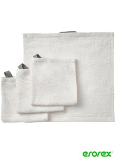 Buy Washcloth white 30x30 cm in Saudi Arabia