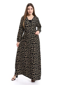 Buy Women Tiger Casual Dress With Belt in Egypt