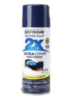 Buy Spray Paint Painters Touch 2X Gloss Navy Blue 12oz in UAE