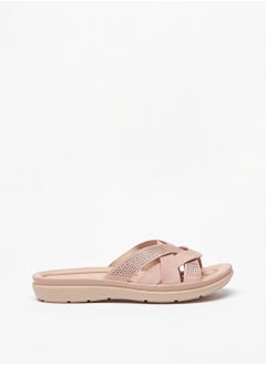 اشتري Womens Embellished Slip On Sandals في السعودية