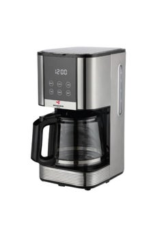 Buy MEBASHI Japan Coffee Maker/Coffee Machine, 1000W, 12 Cup/1.5L, 24h Programmable, Drip Stop Mechanism, LCD Display, Stainless Steel (ME-DCM1005)(1000W) in UAE