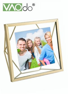 Buy Metal Photo Frame Desktop Decoration Postcard Display Stand 15x15x6.5CM in UAE