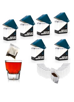 Buy Coffee Paper Filter With Holders 300pcs Coffee Cup Hanging Filter in Saudi Arabia