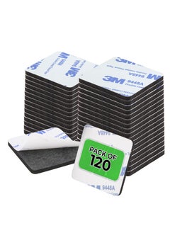 Buy Square Double Sided Foam Adhesive Tape Pack of 120 Black in Saudi Arabia